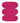 Alfombra tejida Ovalos Magenta