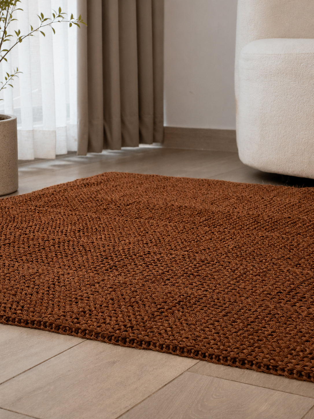 Alfombra Neutral Ocre