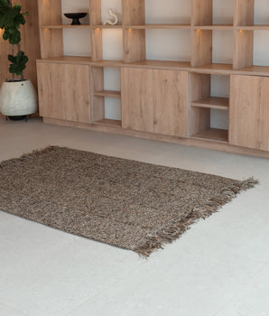 Alfombra Oliva Flecos