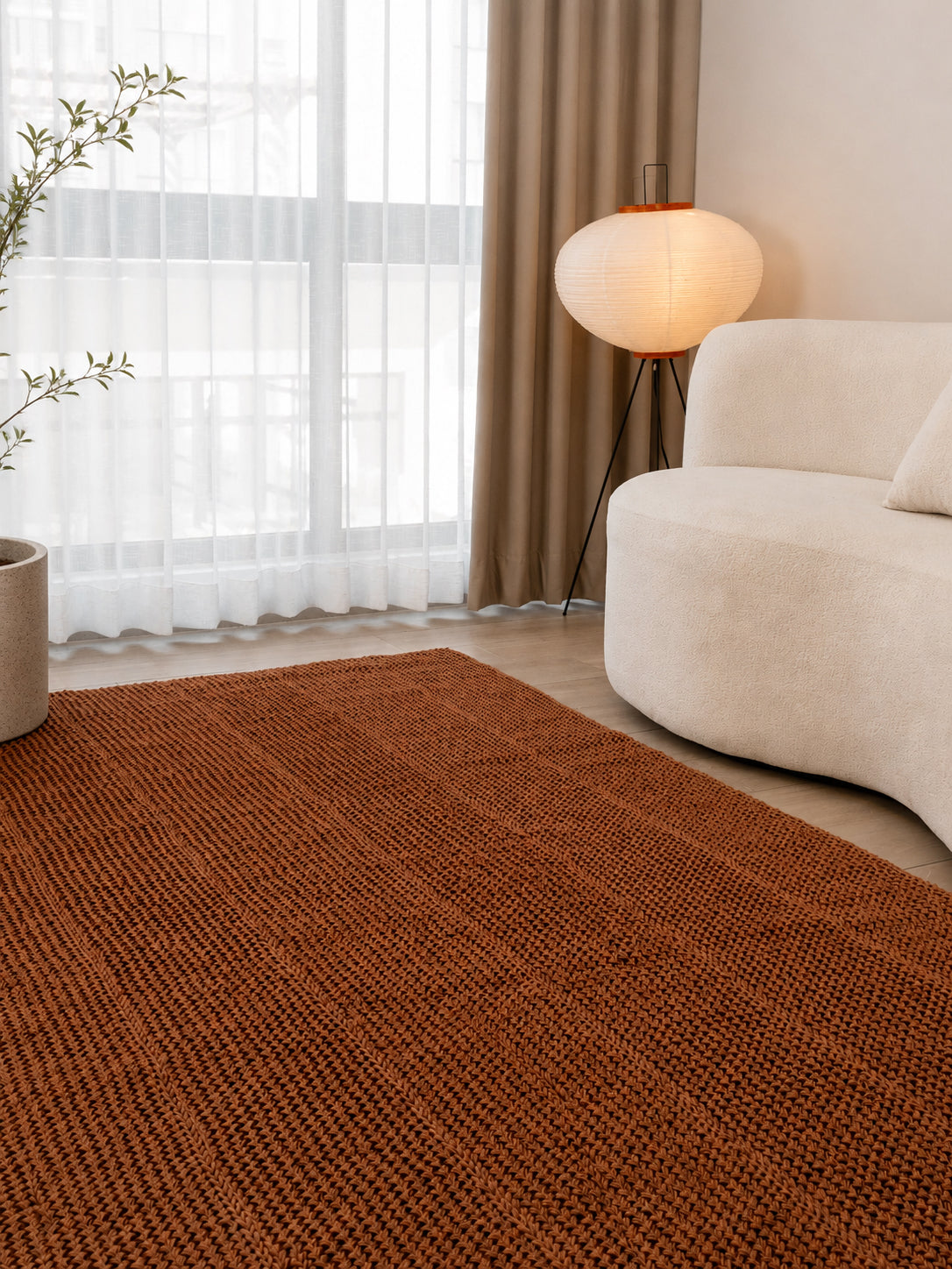 Alfombra Neutral Ocre