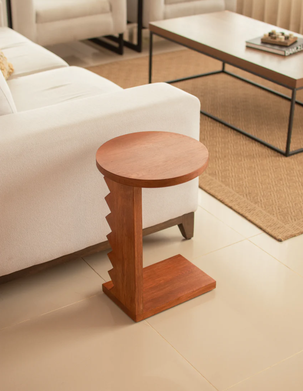 Mesa en C Madera de Roble.