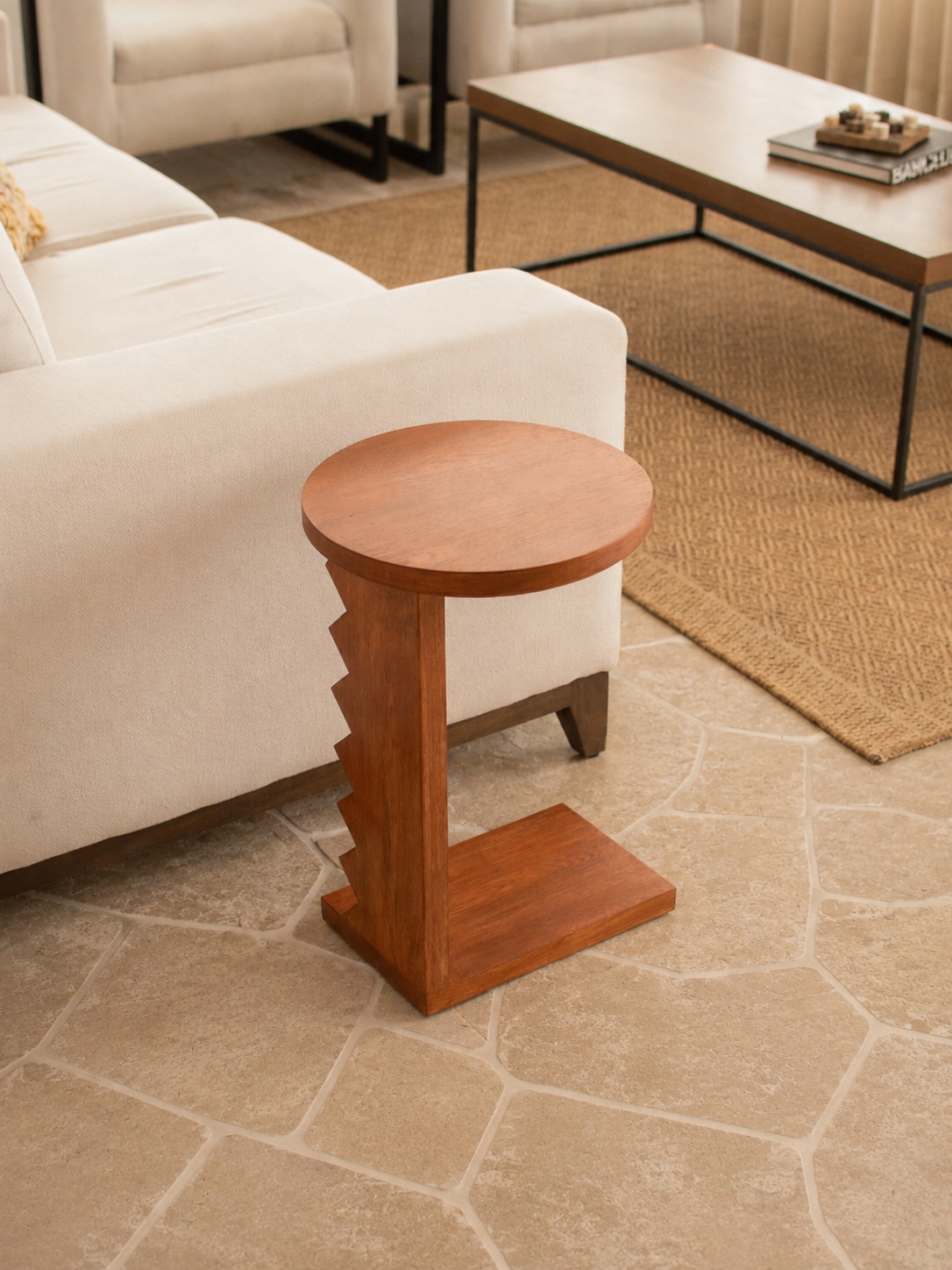 Mesa en C Madera de Roble.