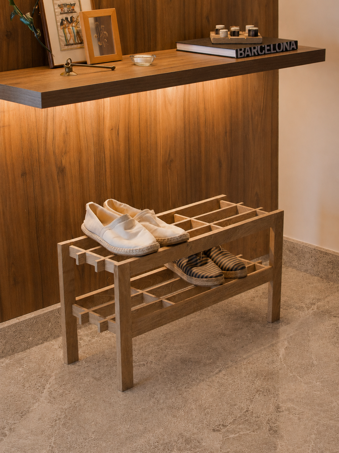 Zapatero Madera Mediano