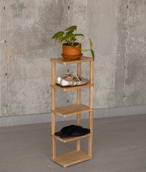 Zapatero Vertical en Madera