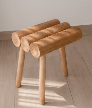 Butaco Madera Troncos