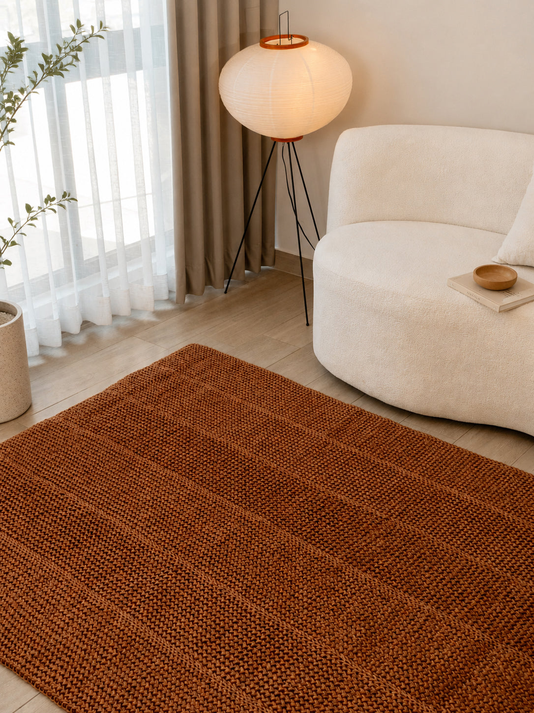Alfombra Neutral Ocre