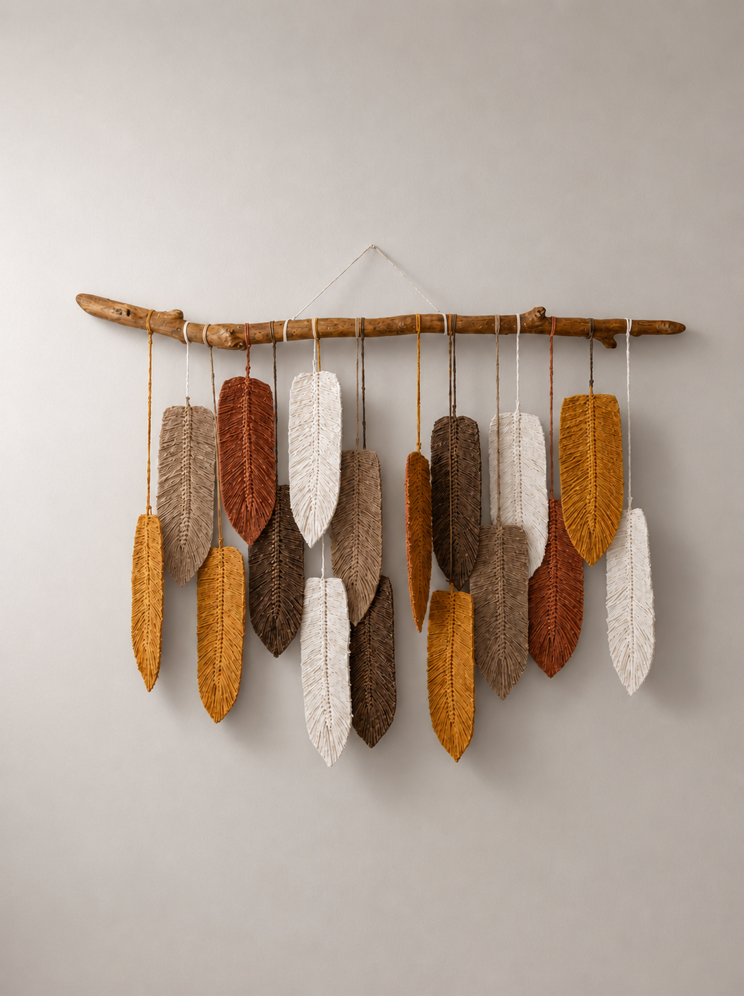 Tapiz en Macramé Kiara Mostaza