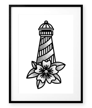 LIGHTHOUSE - ART PRINT - BuonaseraHouse 