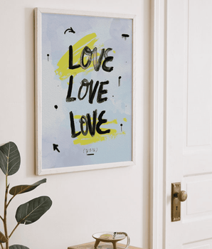 Love (YOU) - Arte Enmarcado